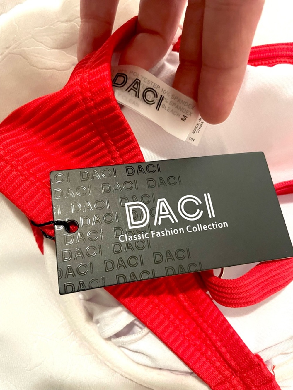 Daci Red Bikini Top - Picture 6 of 8